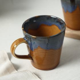  Brown Ceramic Mugs 