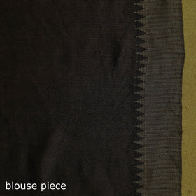 Chanderi silk nui shibori tie-dye saree with ghicha border