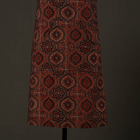 Brown - cotton apron with pocket 79 - handcrafted