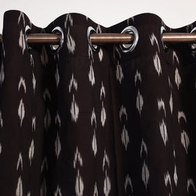 Buy Cotton Door Brown Pochampally Ikat Curtain