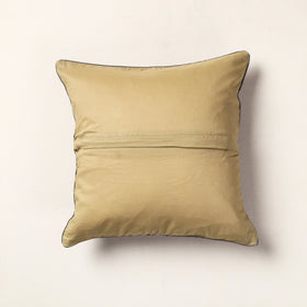 Brown Pure Cotton Hand Batik Cushion Cover (18 x 18 in)