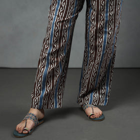 Buy Brown Cotton Hand Batik Print Kurta Set