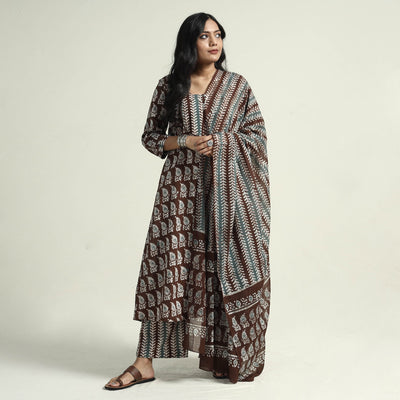 Batik Kurta with Palazzo & Dupatta Set
