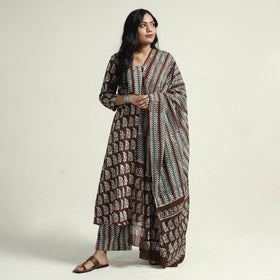 Batik Kurta with Palazzo & Dupatta Set
