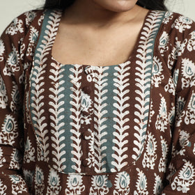Batik Kurta with Palazzo & Dupatta Set
