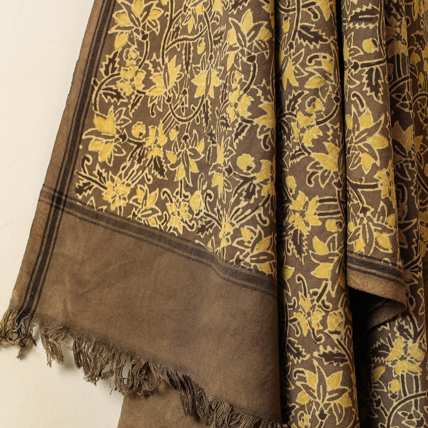 Buy Block Print Cotton Ajrakh Handloom Towel