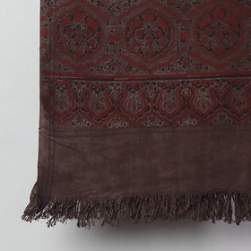 Buy Block Print Cotton Ajrakh Handloom Towel