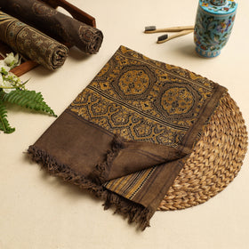  Block Print Cotton Ajrakh Handloom Towel