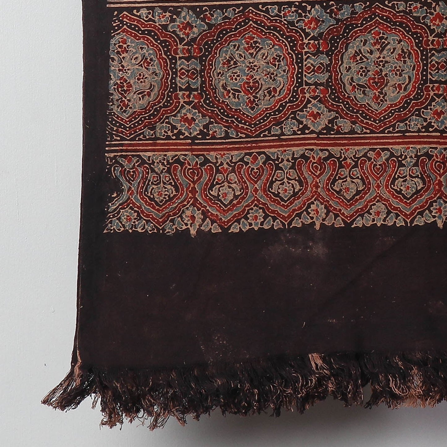  Block Print Cotton Ajrakh Handloom Towel