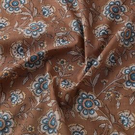 Brown Cotton Jaipur Print Fabric