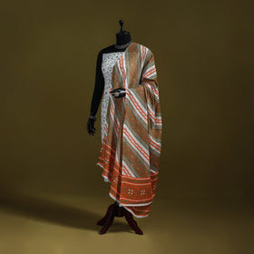 Cotton jaipur printed dupatta 12 - handcrafted