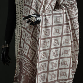 Cotton jaipur printed dupatta 16 - handcrafted