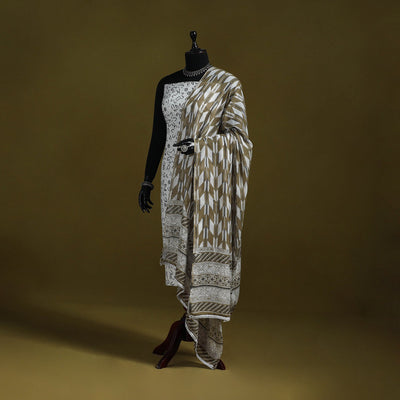 Cotton jaipur printed dupatta 30 - handcrafted