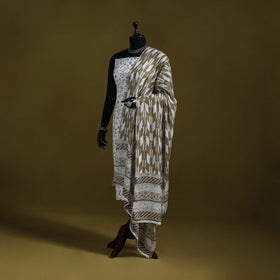 Cotton jaipur printed dupatta 30 - handcrafted