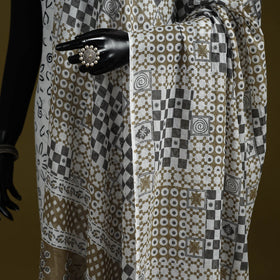 Cotton jaipur printed dupatta 40 - handcrafted