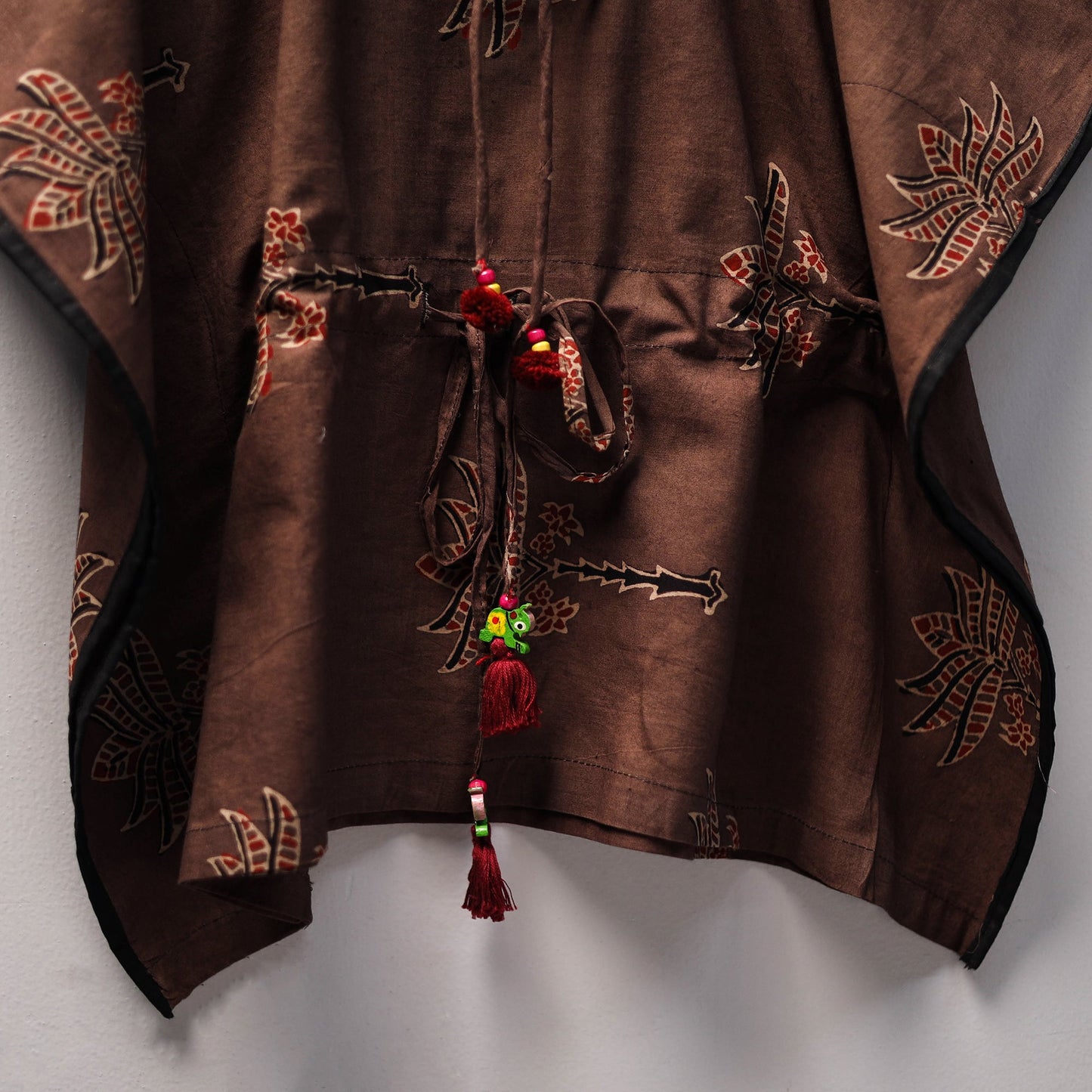 Brown - cotton kids kaftan (3-4 years) 17 - handcrafted