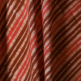 Brown - cotton kutch batik fabric 15 - handcrafted