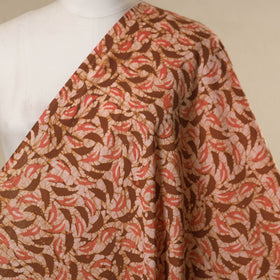 Brown - cotton kutch batik fabric 33 - handcrafted