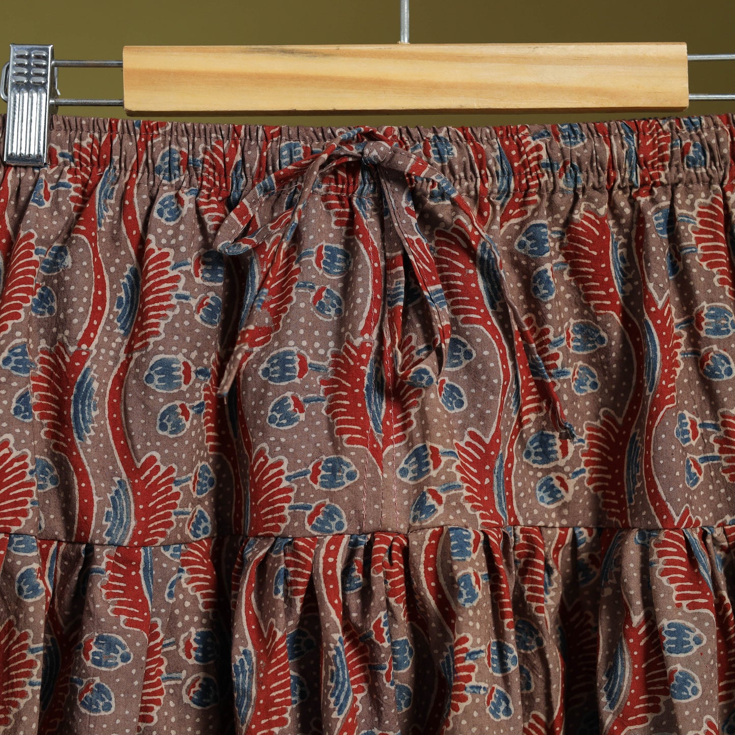 Brown - cotton natural dyed salwar 02 - handcrafted