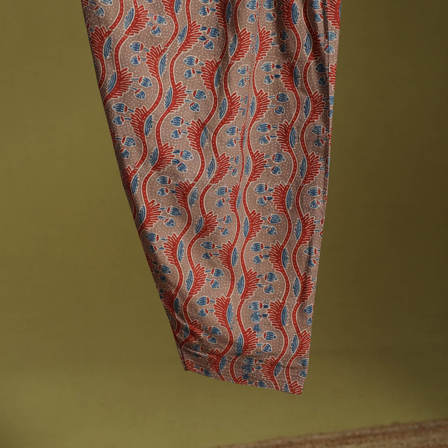 Brown - cotton natural dyed salwar 02 - handcrafted