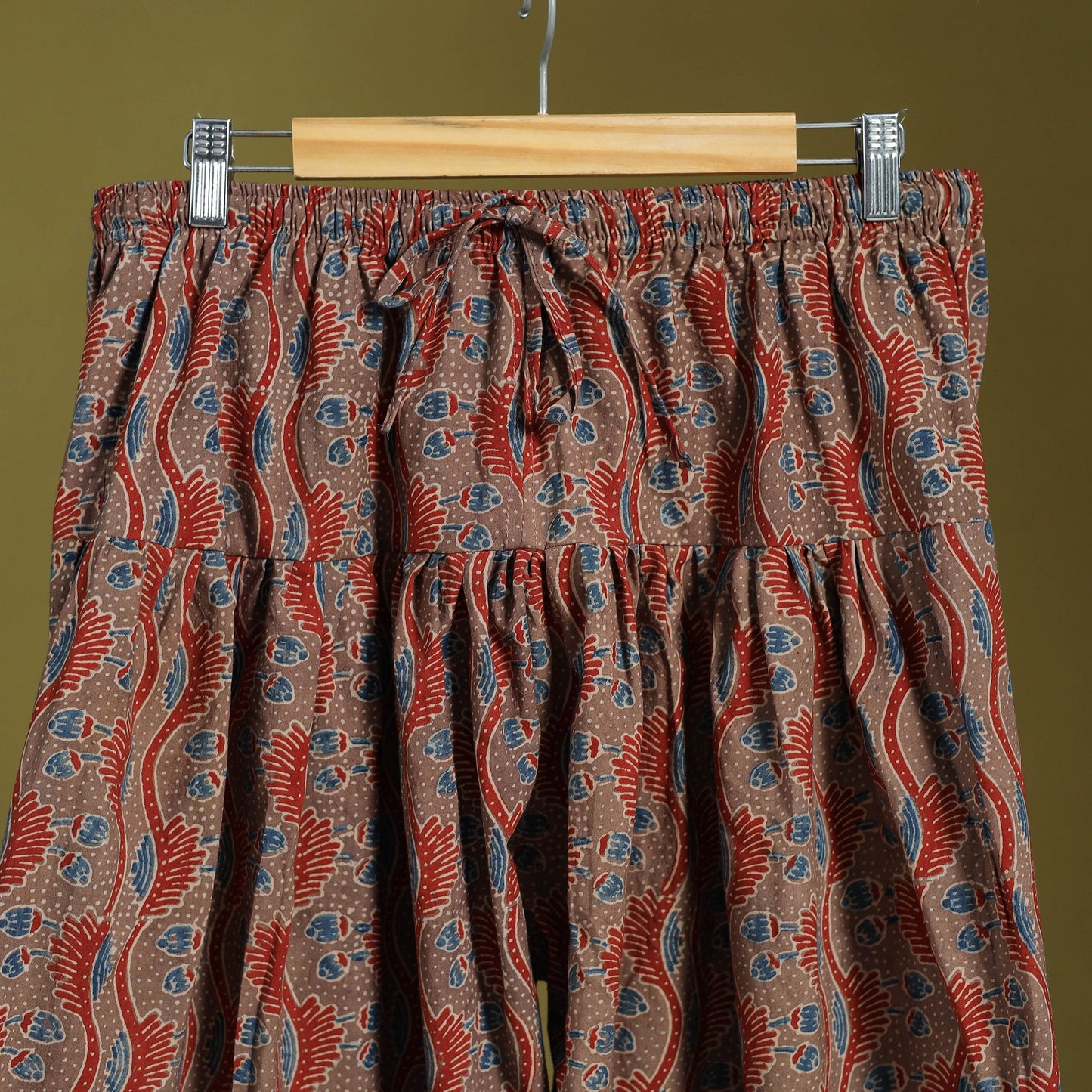 Brown - cotton natural dyed salwar 02 - handcrafted