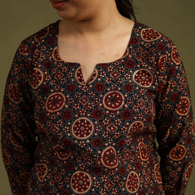  Cotton Ajrakh Block Print Night Suit Set