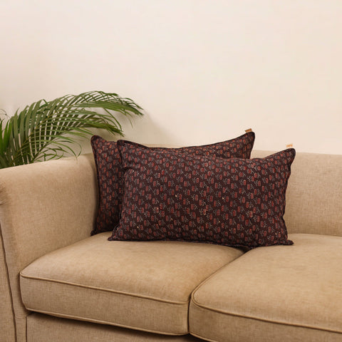 Cotton pillow covers (set of 2) 25 - handcrafted