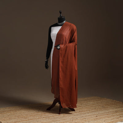 Cotton plain dupatta 12 - handcrafted