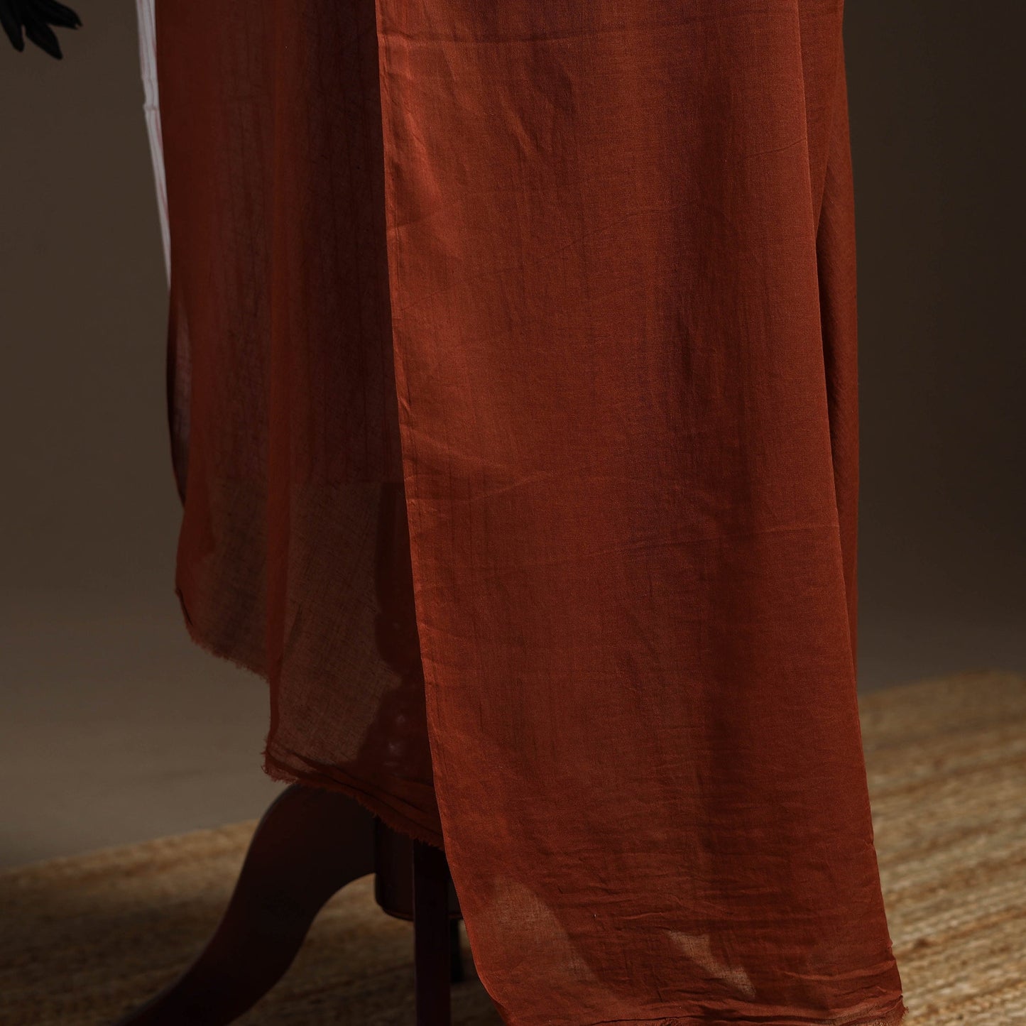 Cotton plain dupatta 12 - handcrafted