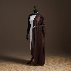 Cotton plain dupatta 14 - handcrafted