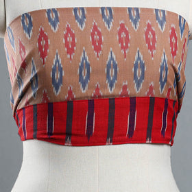 Buy Brown Cotton Pochampally Ikat Blouse Piece 