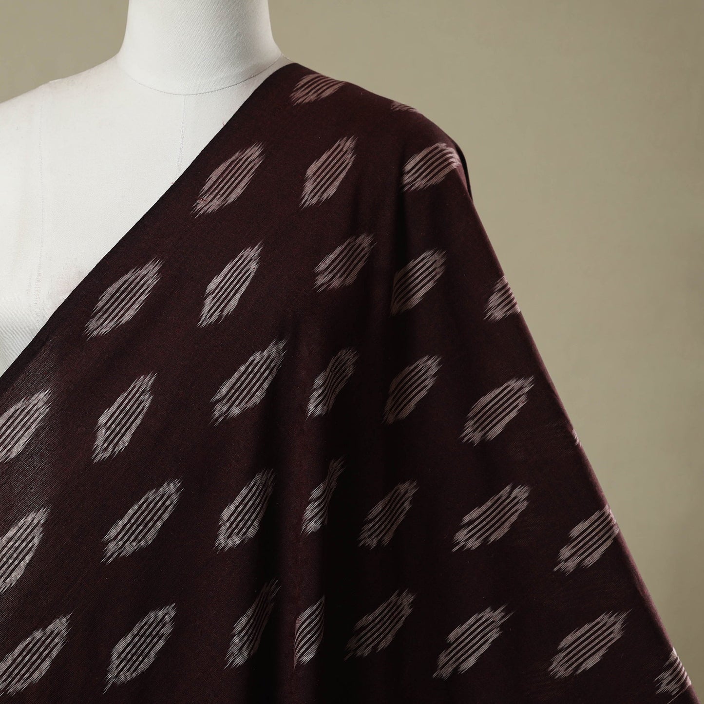 Cotton pochampally ikat fabric 10 - handcrafted