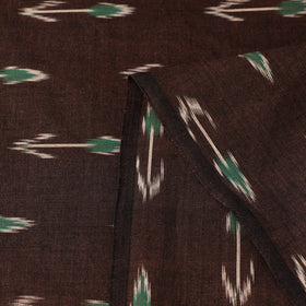 Buy Cotton Brown Pochampally Ikat Fabric Online in India