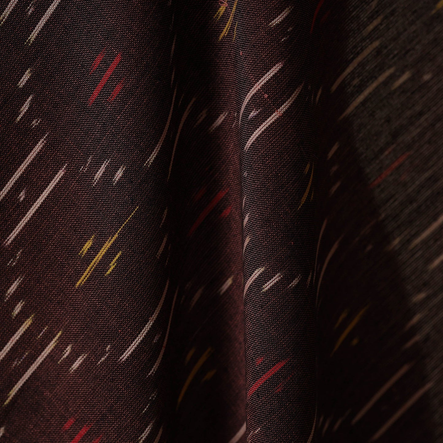 Cotton pochampally ikat fabric 11 - handcrafted