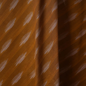 Brown - cotton pochampally ikat fabric 19 - handcrafted
