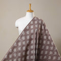 Brown Cotton Pochampally Ikat Fabric