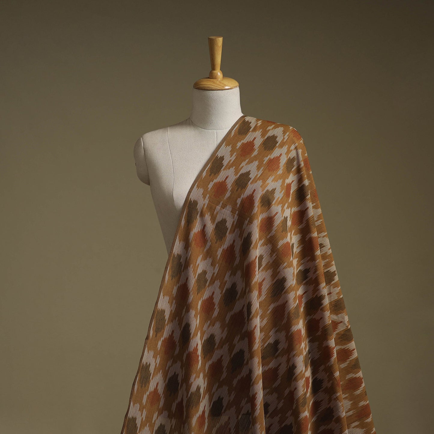 Cotton pochampally ikat fabric 28 - handcrafted