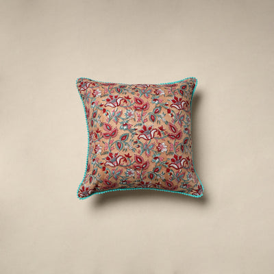 Cotton sanganeri cushion cover 16 - handcrafted