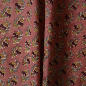 Brown - cotton sanganeri fabric 21 - handcrafted