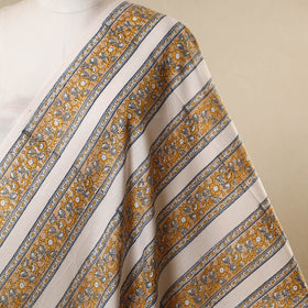 Brown - cotton sanganeri fabric 23 - handcrafted