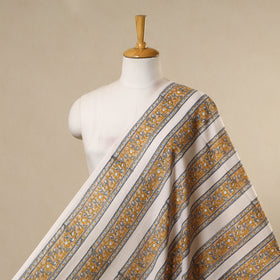 Brown - cotton sanganeri fabric 23 - handcrafted