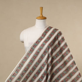 Brown - cotton sanganeri fabric 26 - handcrafted