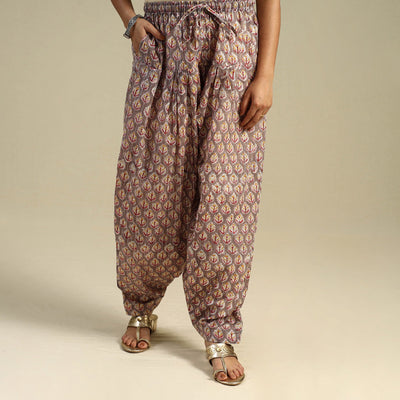 Buy Block Print Cotton Sanganeri Salwar