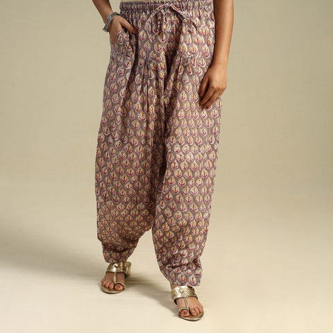 Buy Block Print Cotton Sanganeri Salwar