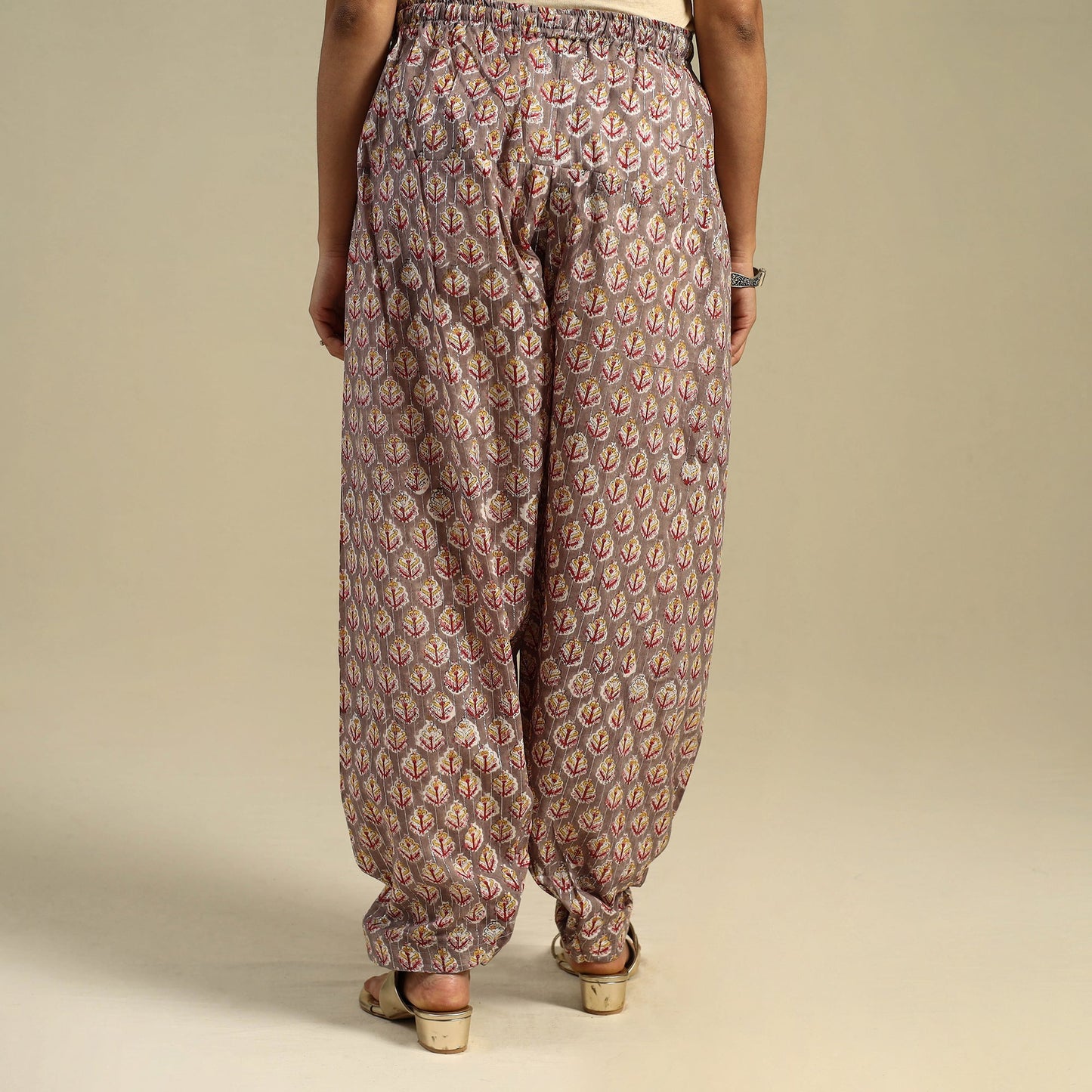 Buy Block Print Cotton Sanganeri Salwar