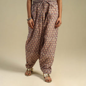 Buy Block Print Cotton Sanganeri Salwar