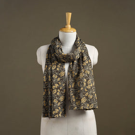 Brown Ajrakh Block Print Cotton Stole