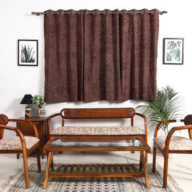 Buy Block Print Cotton Window Ajrakh Curtain
