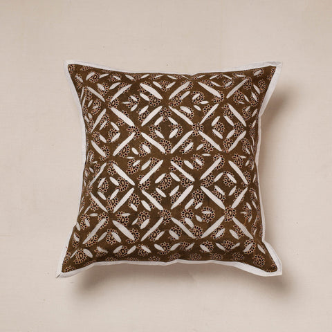  Cutwork Cotton Applique Cushion Cover