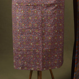 Brown - designer! Cotton unstitched dress material